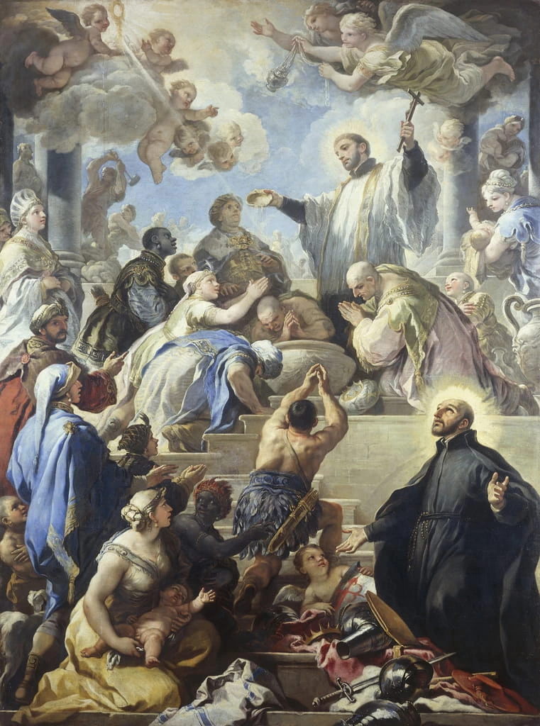 San Francesco Saverio battezza gli indiani - Museo di Capodimonte, Napoli